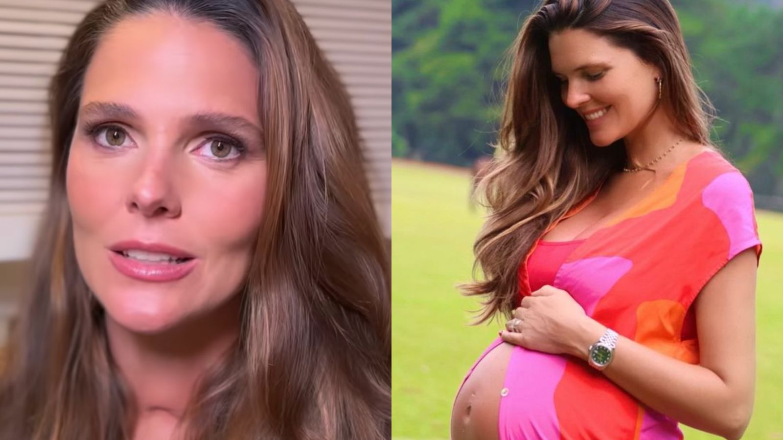 Gravidíssima, Daniella Sarahyba revela detalhes do parto do terceiro filho
