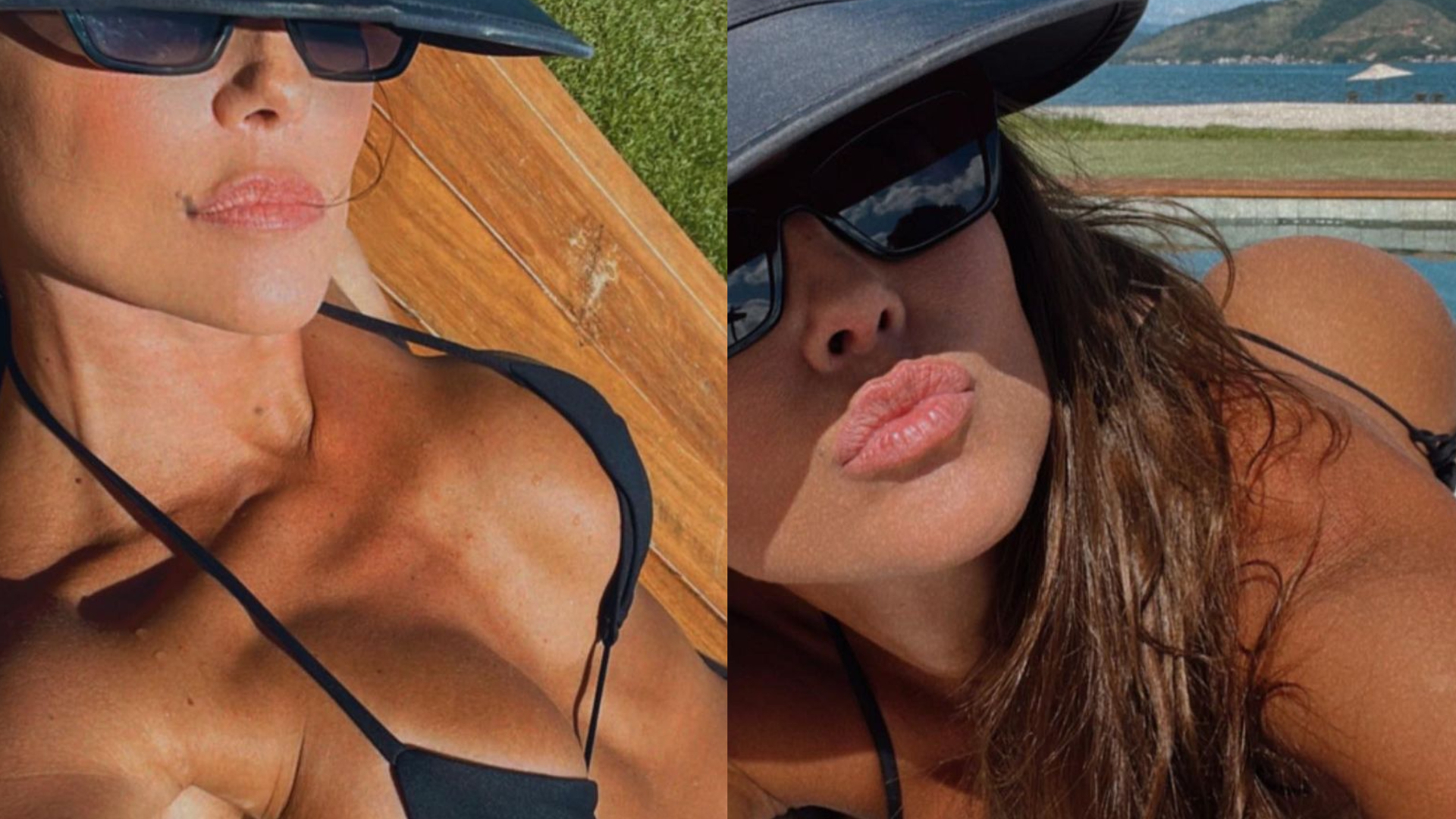 Deborah Secco elege biquíni minúsculo e cobre apenas o necessário: ”Maravilhosa”