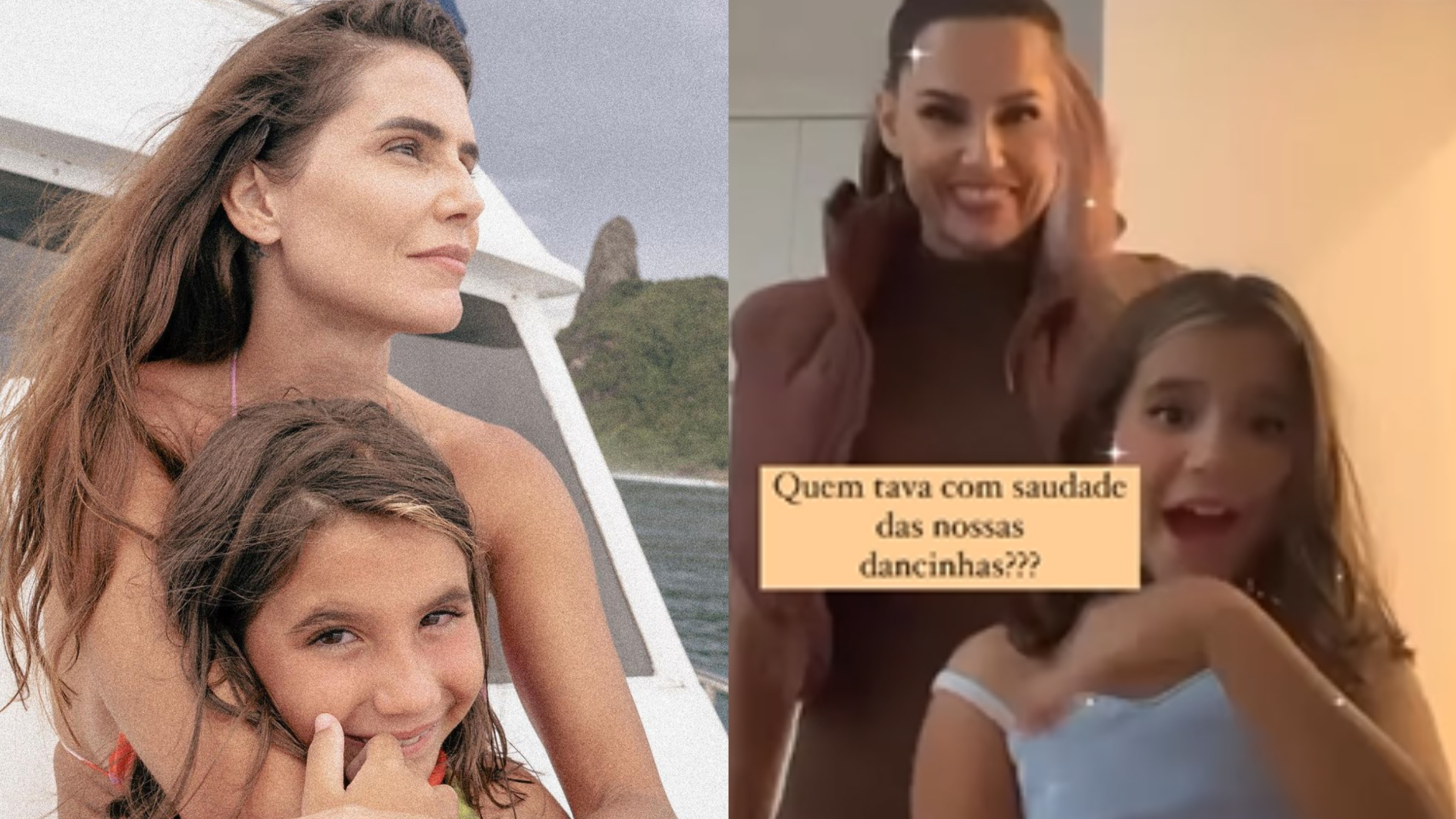 Deborah Secco encanta ao fazer dancinha ao lado da filha Maria Flor: ”Mini você”