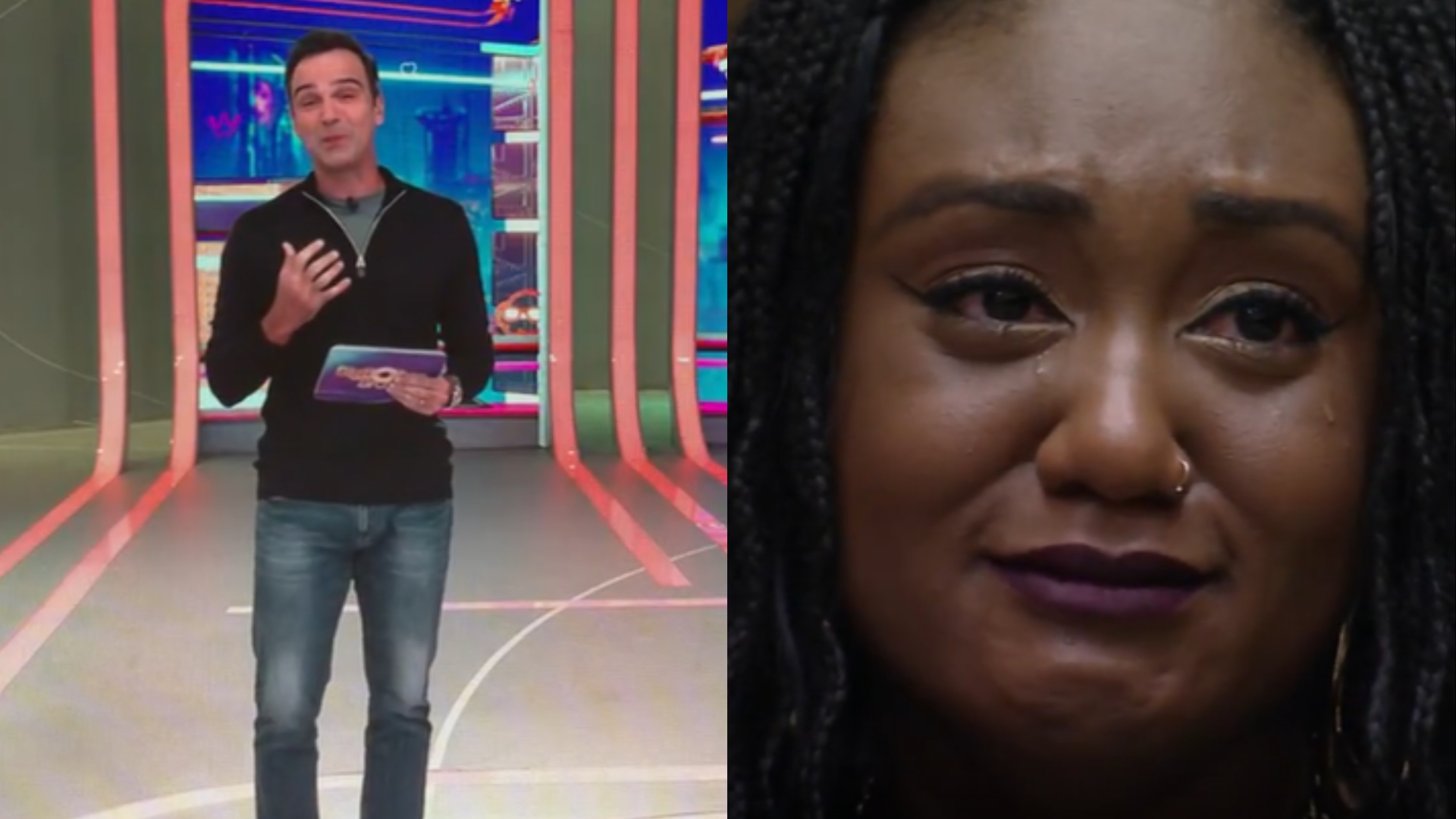 BBB 23: Discurso de Tadeu Schmidt na eliminação de Sarah Aline causa polêmica na web