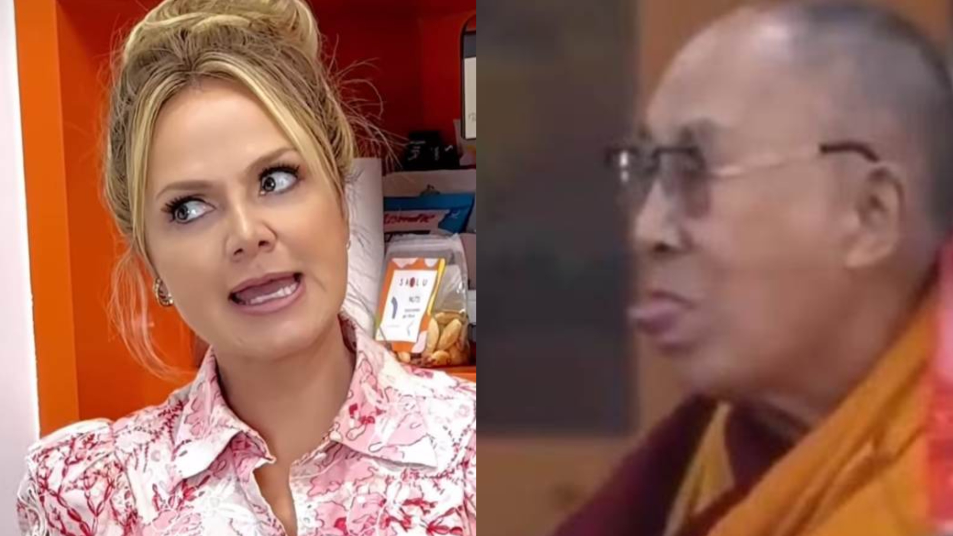 Eliana se indigna com vídeo de Dalai Lama: ”Escândalo”