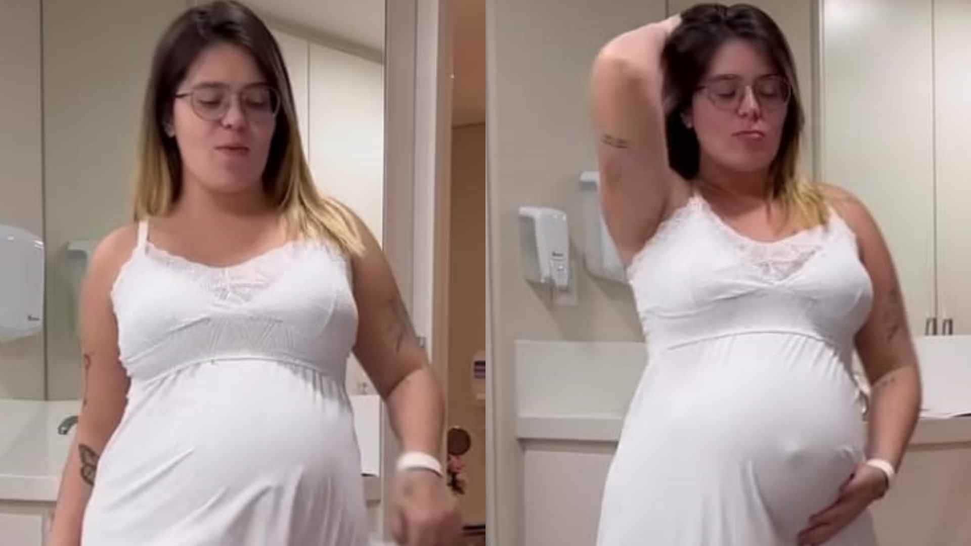 Ficou nervosa? Eliezer mostra reação de Viih Tube antes do parto da filha