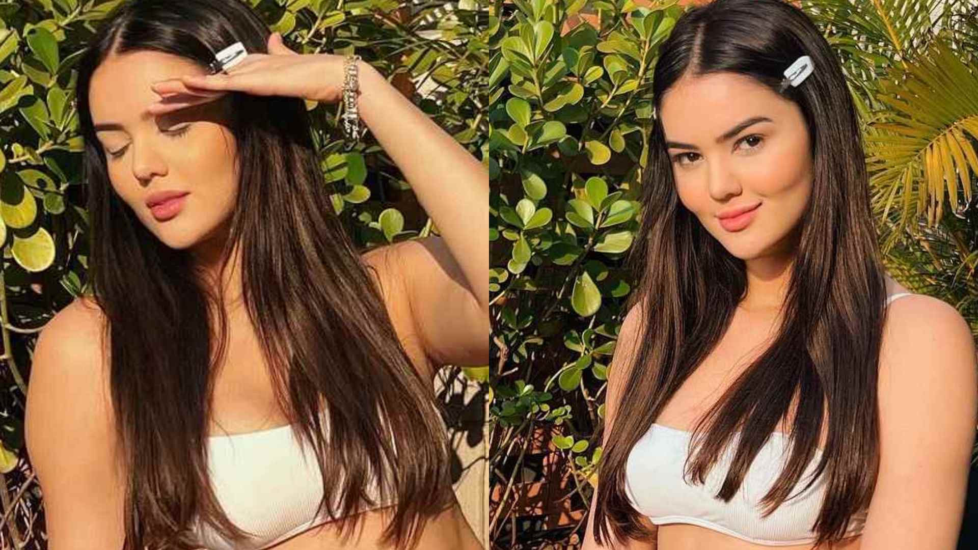 De biquíni, ex-BBB Eslovênia Marques ostenta cintura fininha ao curtir dia sol: “Perfeita”