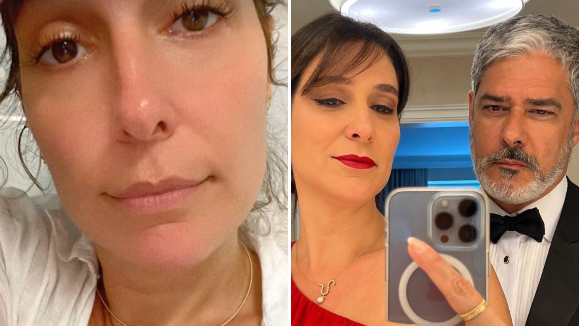 Esposa de William Bonner sofre ferimentos após assalto: “Indignação, revolta”