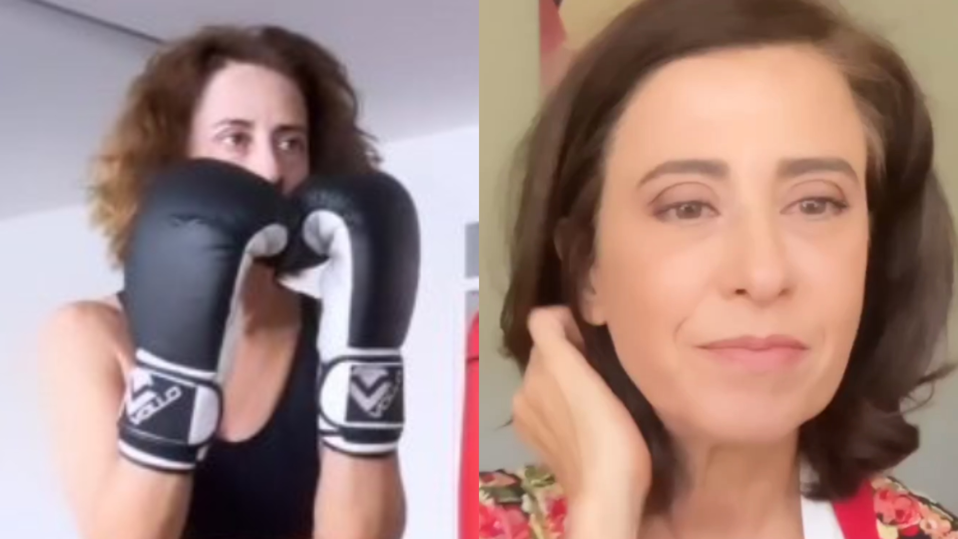 Fernanda Torres exibe boa forma ao treinar boxe aos 57 anos