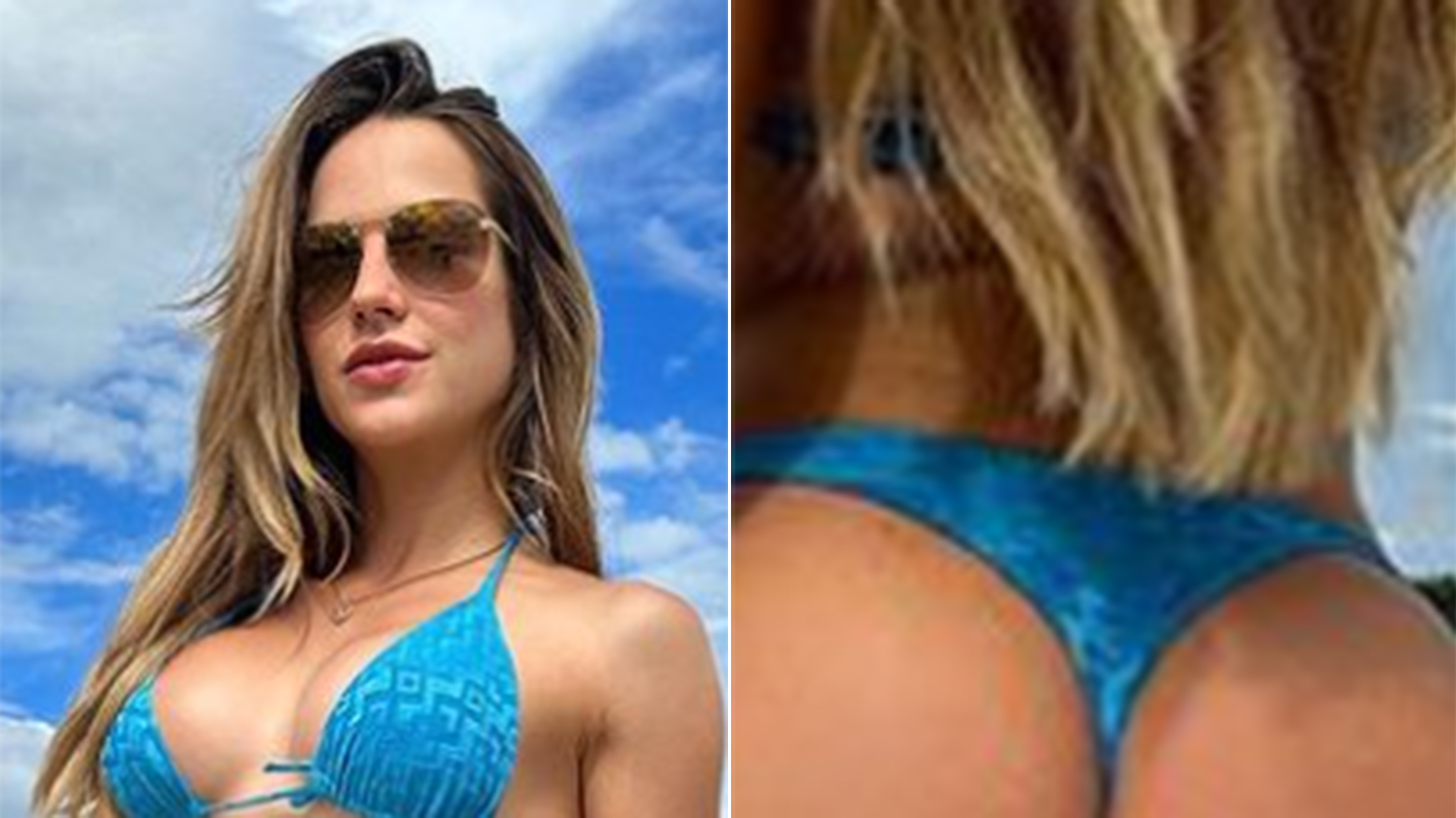 Ex-BBB Gabi Martins empina o bumbum em foto de biquíni fio-dental
