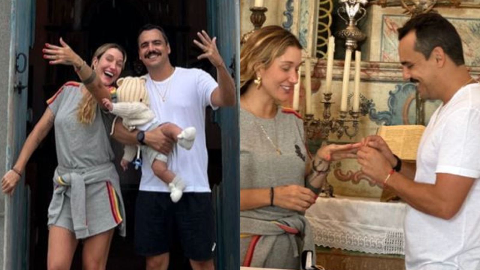 Gabriela Pugliesi e Túlio Dek se casam em cerimônia surpresa