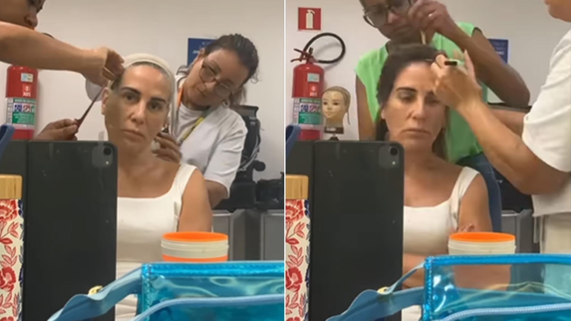 Gloria Pires exibe o processo de mudança de visual para gravar a novela Terra e Paixão