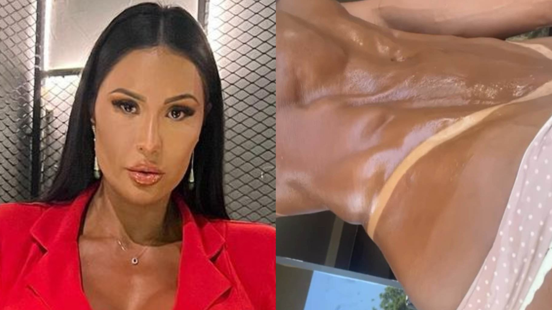 Gracyanne Barbosa tira a calcinha e mostra marquinha de parte íntima
