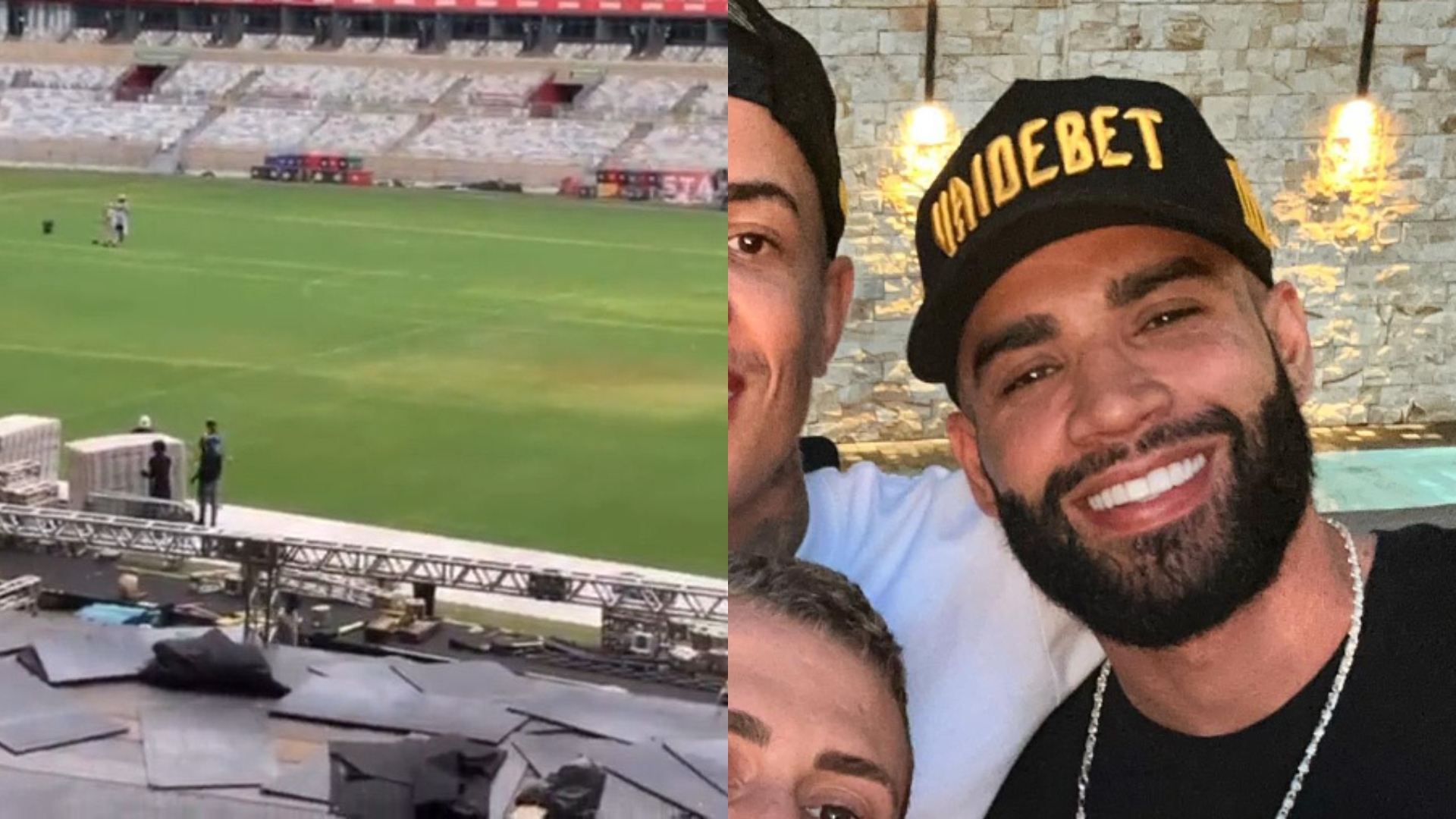 Gusttavo Lima deixa torcedores revoltados após ‘destruir’ estádio de futebol depois de show