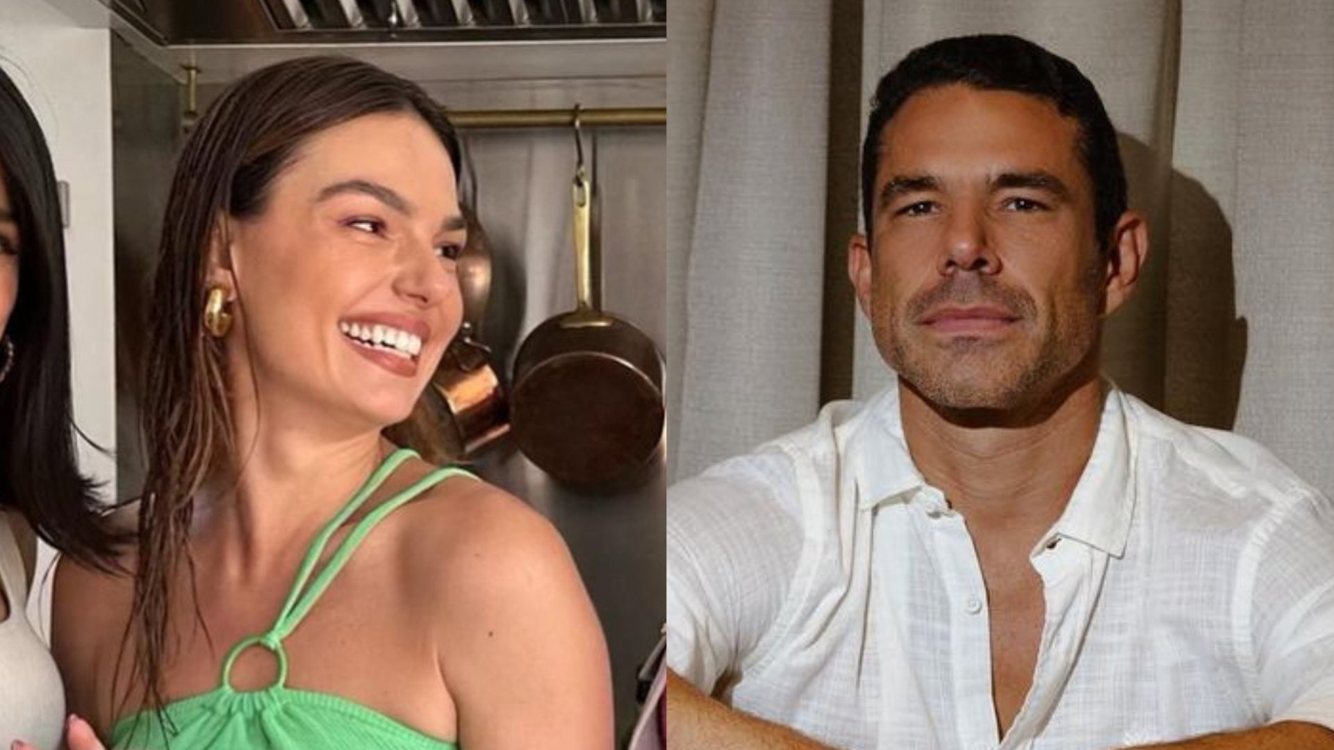 Isis Valverde e Marcus Buaiz surgem juntos em festa nos Estados Unidos