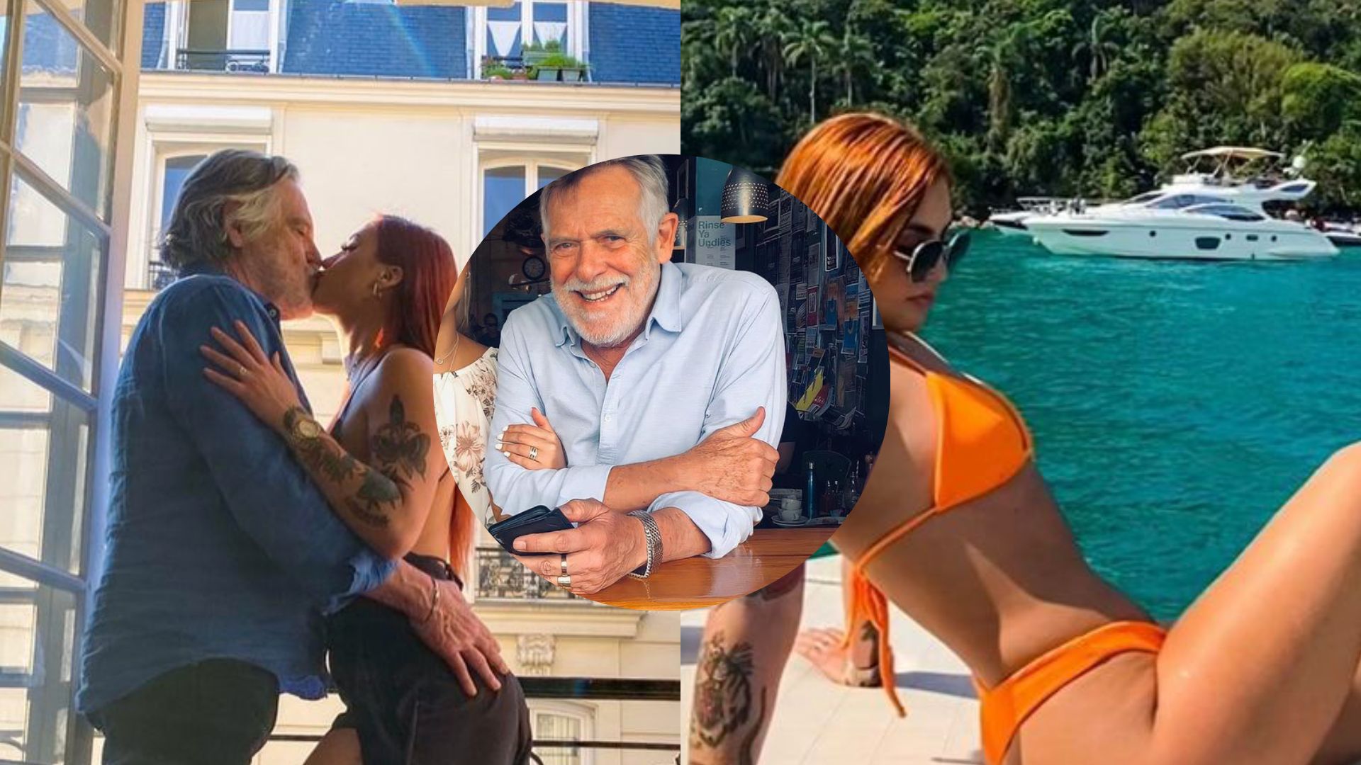 José de Abreu se declara para a mulher que é 52 anos mais jovem: “Te amo!”