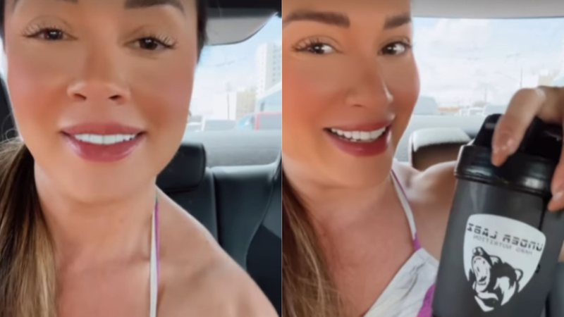 Oi? Juju Salimeni conta que faz xixi no carro e explica macete