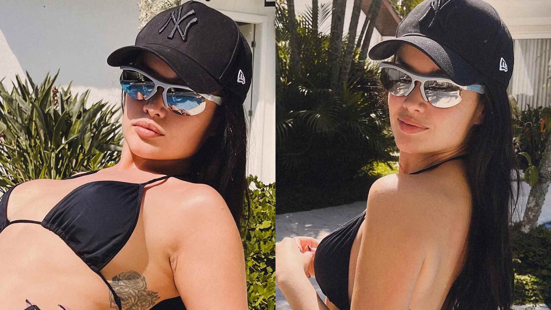 De biquíni fio-dental, Juliette impressiona ao ostentar curvas perfeitas à beira da piscina