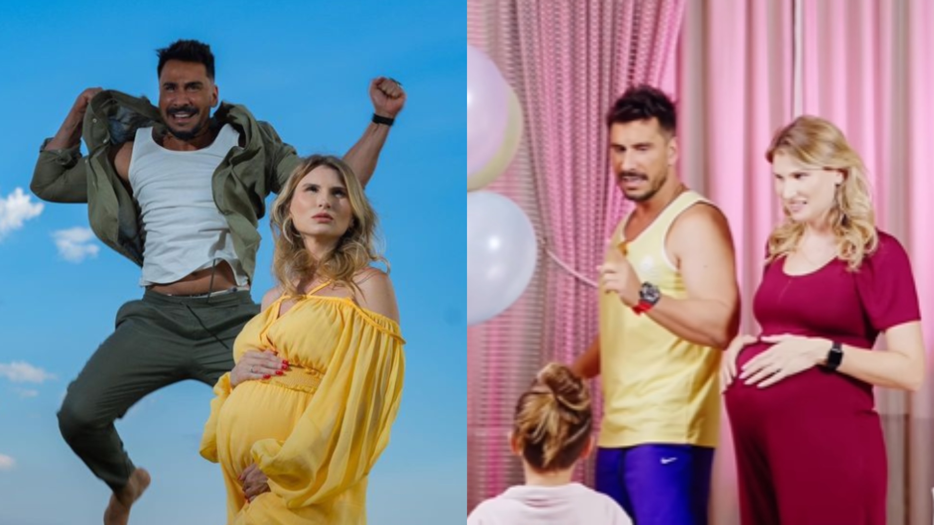 Julio Rocha e Karoline Kleine decidem nome de filha em dinâmica divertida