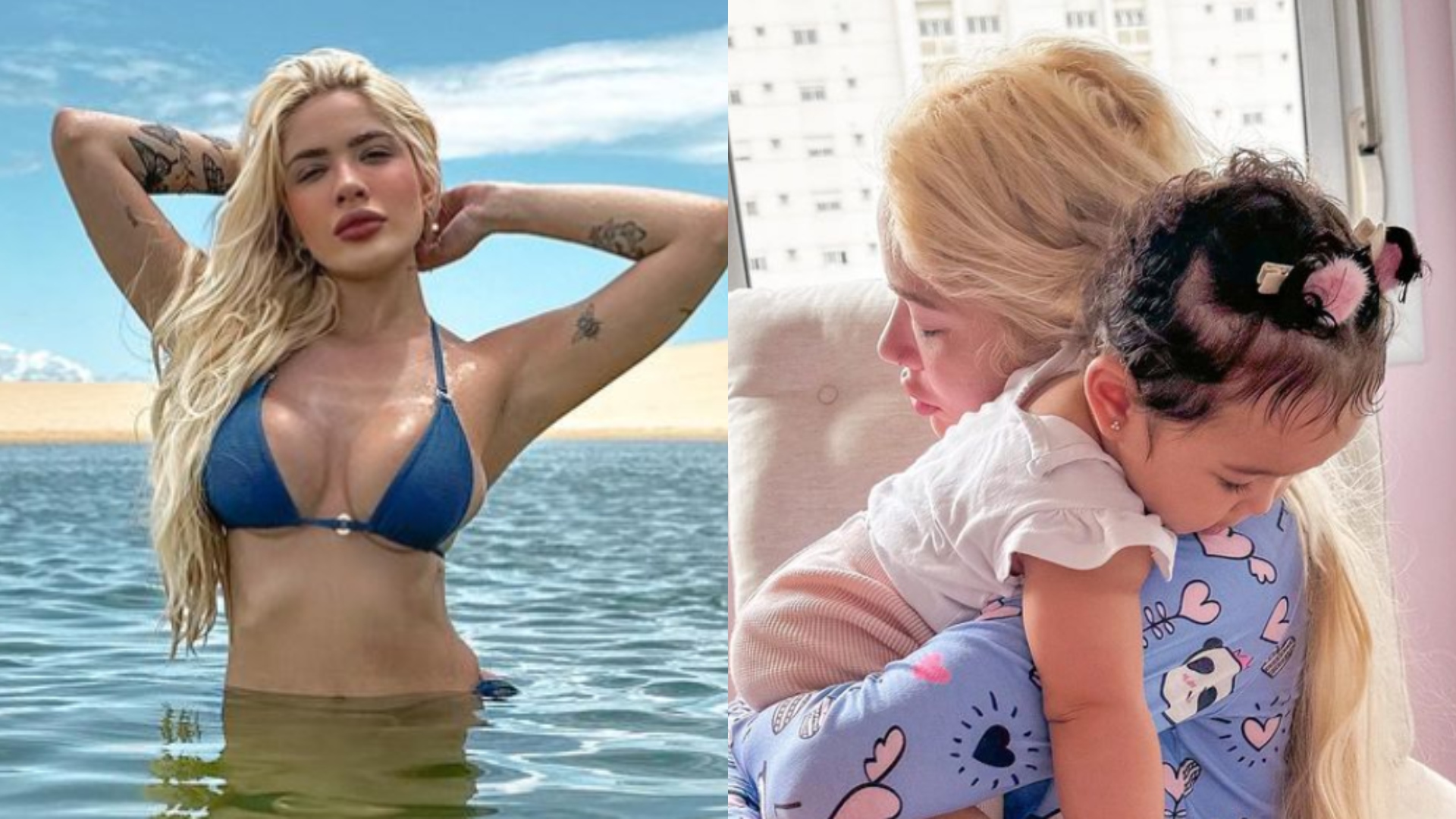 Karoline Lima faz linda homenagem para filha em nova tatuagem