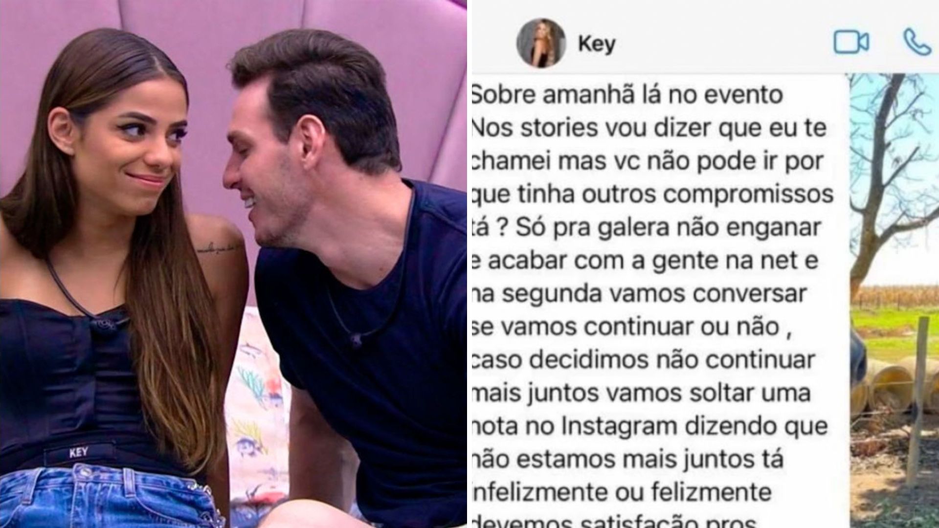Key Alves se revolta após mensagens íntimas com Gustavo vazarem: “Eu confiei”