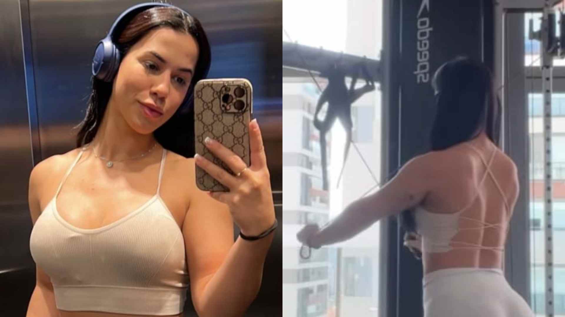 Com look justíssimo, ex-BBB Larissa Tomásia ostenta curvas impecáveis na academia: “Musa”