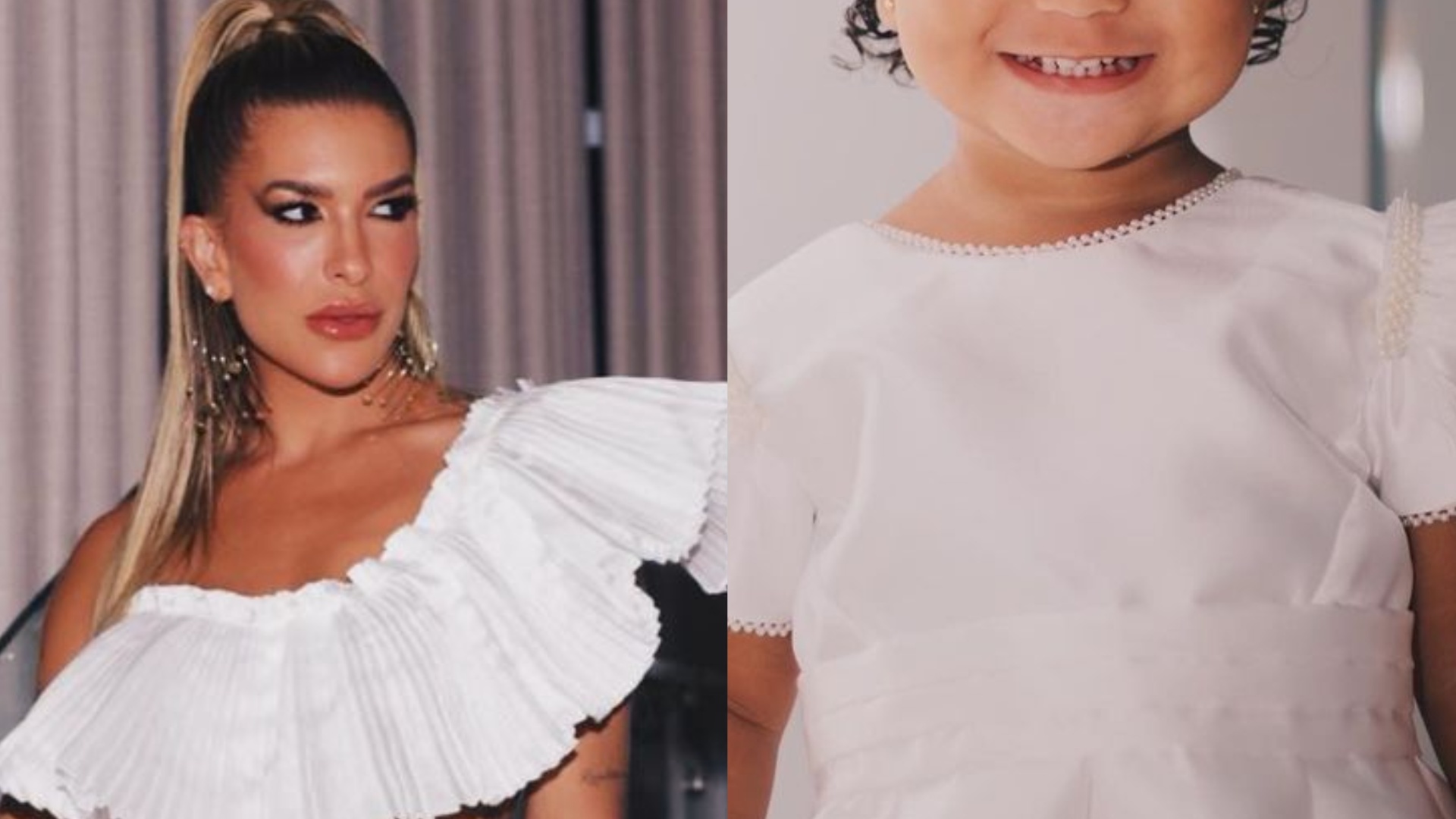 Lore Improta e a filha impressionam com look para aniversário de Léo Santana: ”Lindas de morrer”