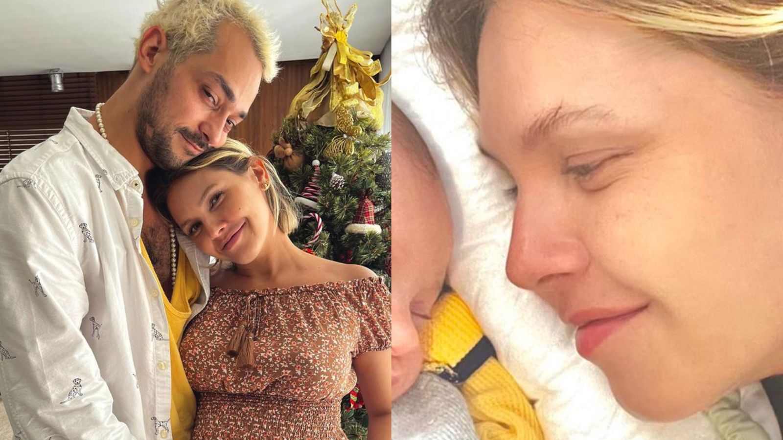 Louise D’Tuani se derrete em nova foto com o filho recém-nascido, Caetano