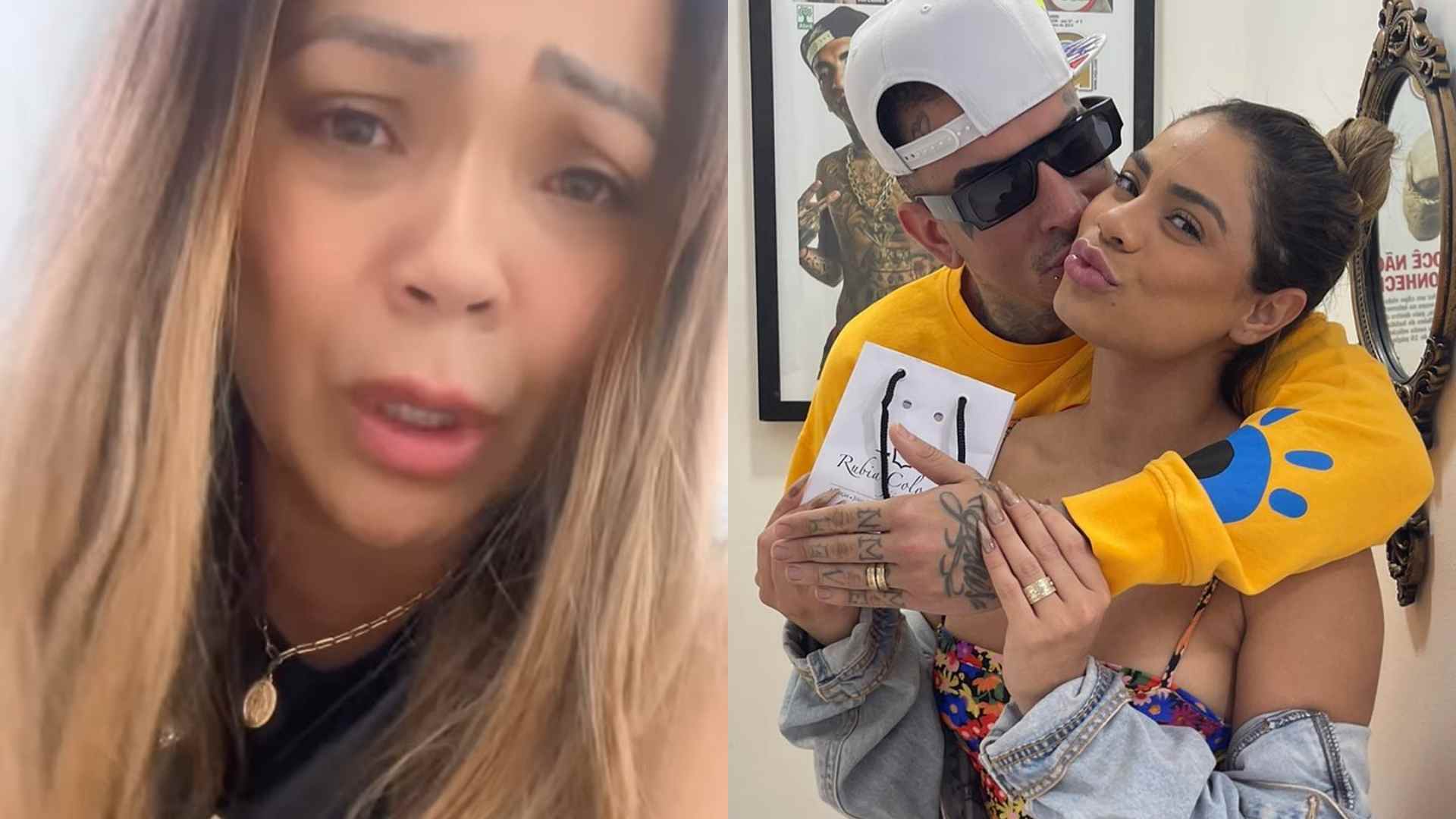 Aos prantos, mãe de Lexa revela torcida para cantora reatar com MC Guimê: “Um cara do bem”