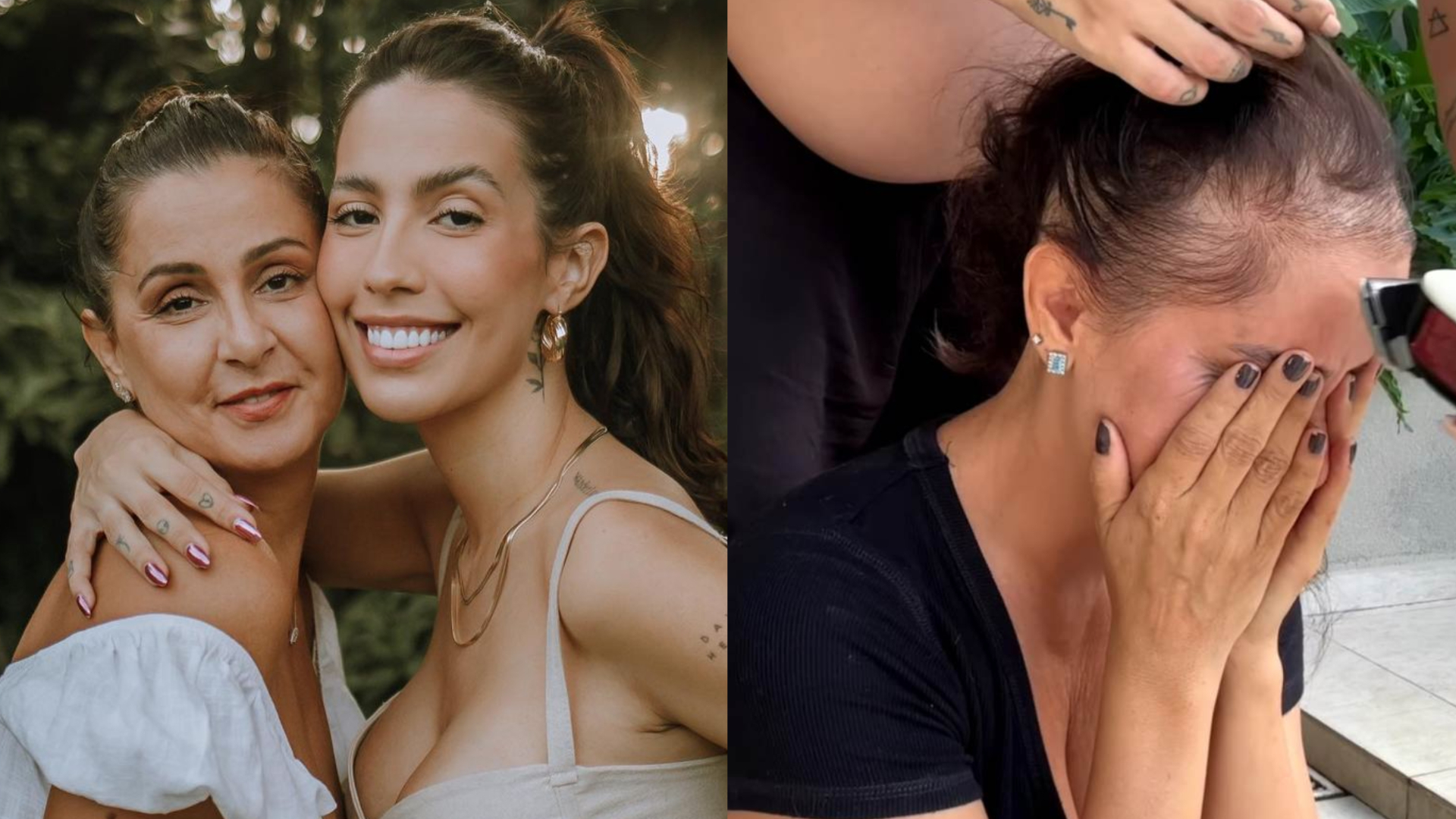 Mãe de Gabi Brandt raspa a cabeça e faz desabafo: ”Doloroso e cruel”