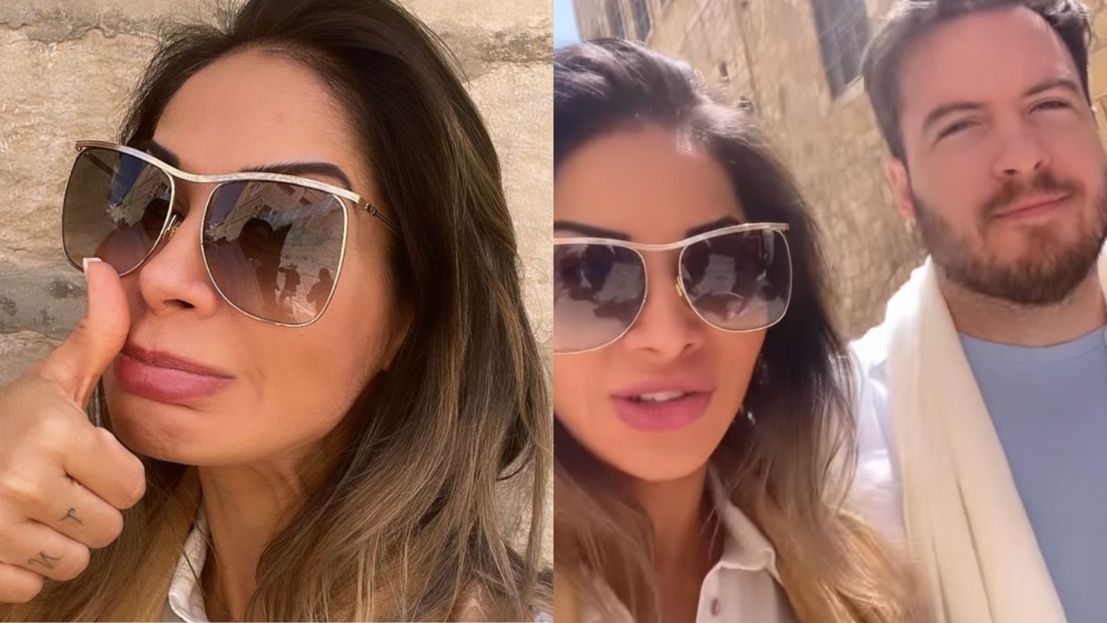 Maíra Cardi passa por perrengue com o noivo em Israel: “Ficou preocupado”