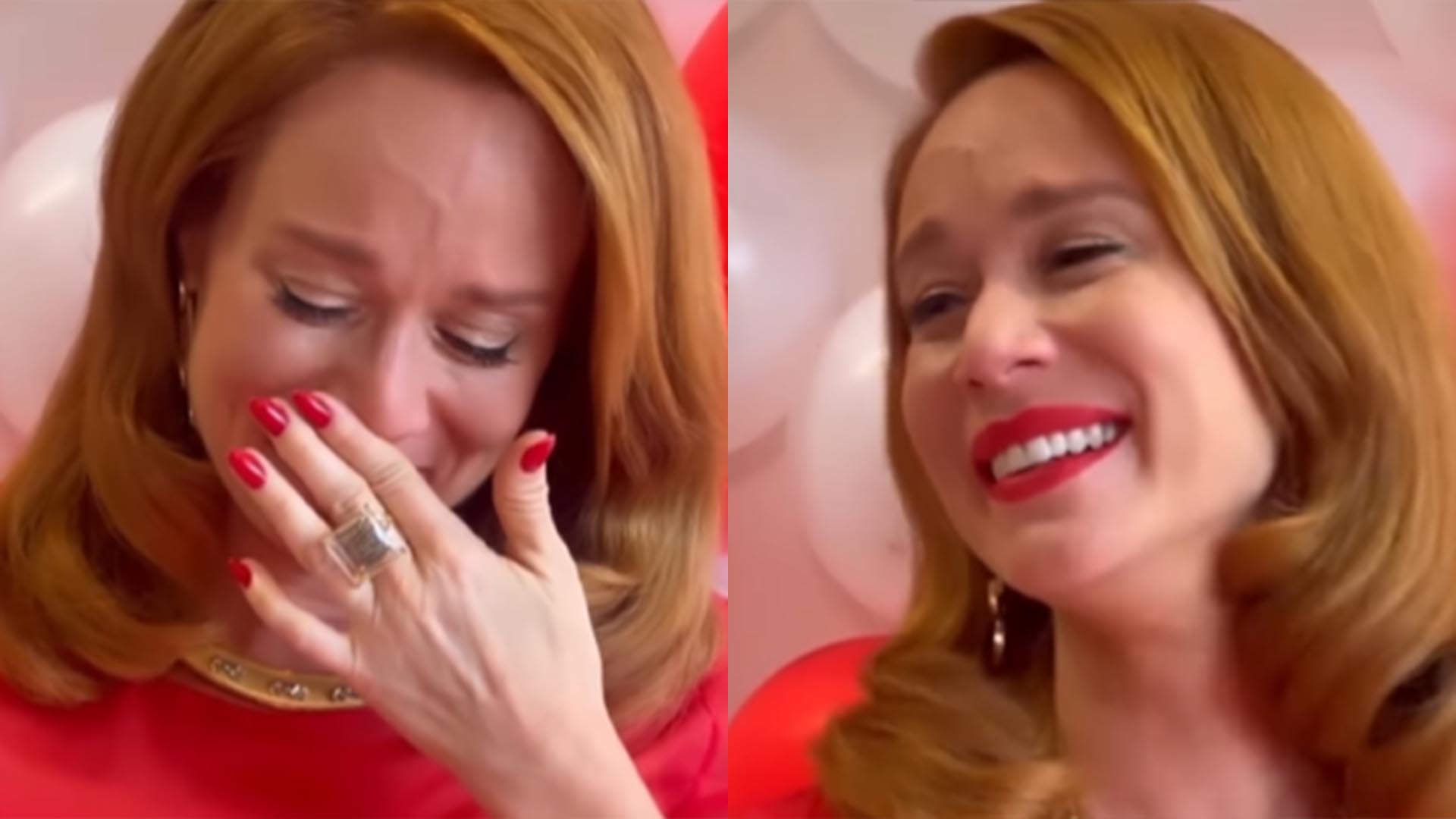 Mariana Ximenes cai no choro nos bastidores da novela Amor Perfeito