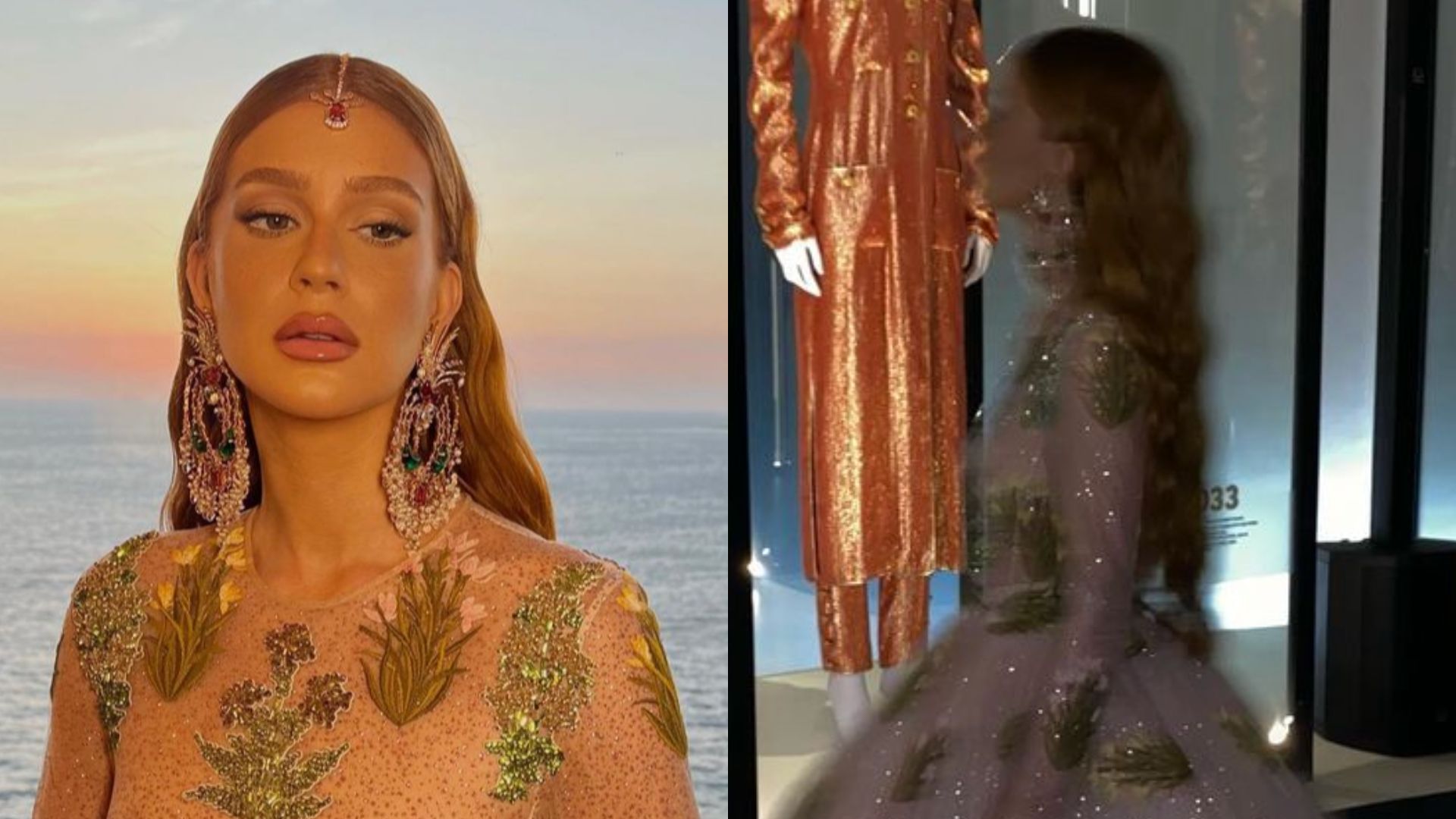 Marina Ruy Barbosa abusa de transparência em evento de gala na índia: “Perfeita!”