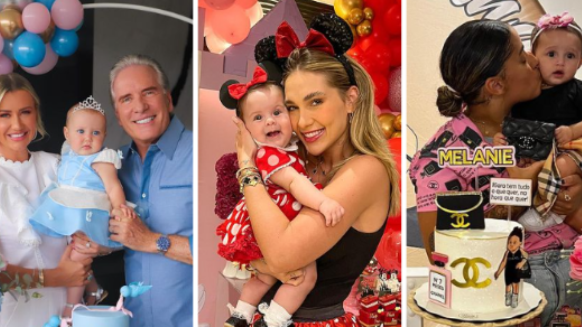 Além de Claudia Raia: relembre outros famosos que fizeram festas de ‘mesversários’ luxuosas para os filhos