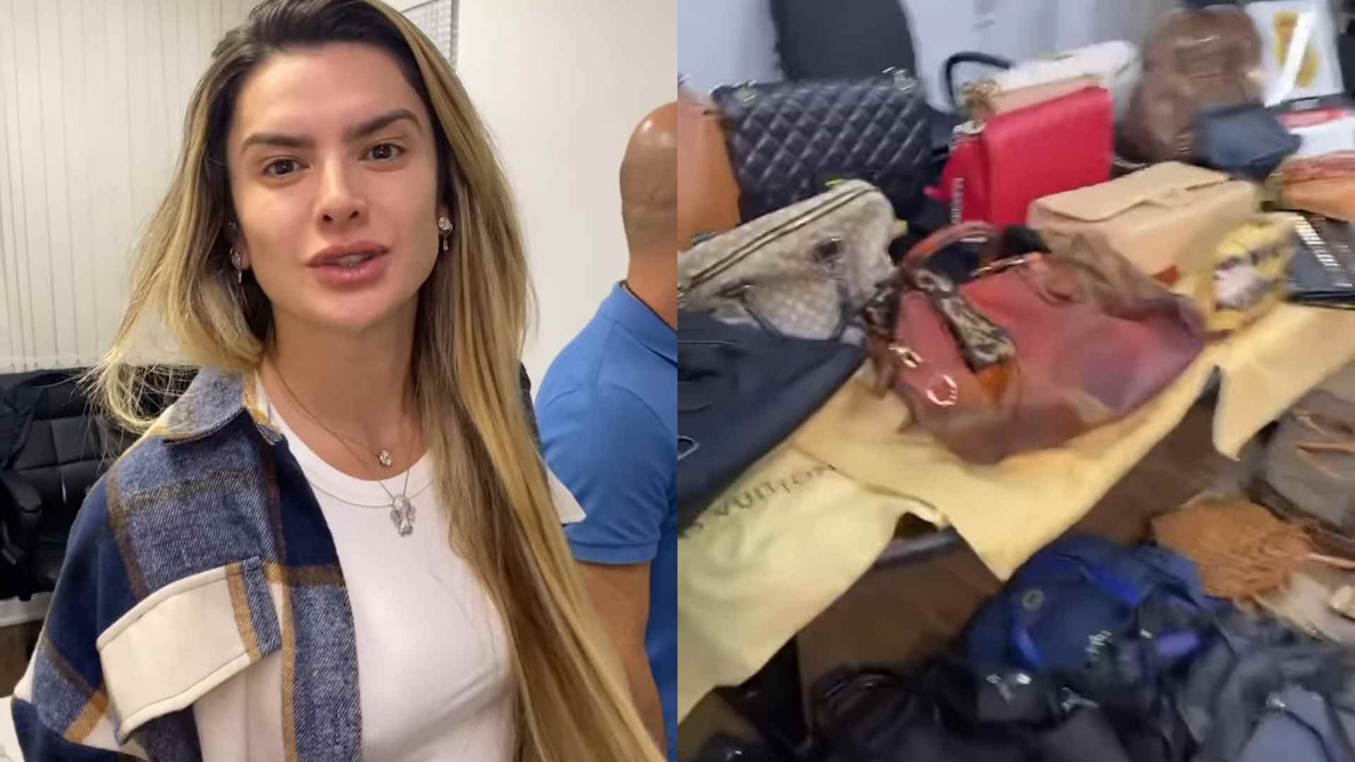 Após ter mansão invadida, Mirella Santos recupera bolsas de grife