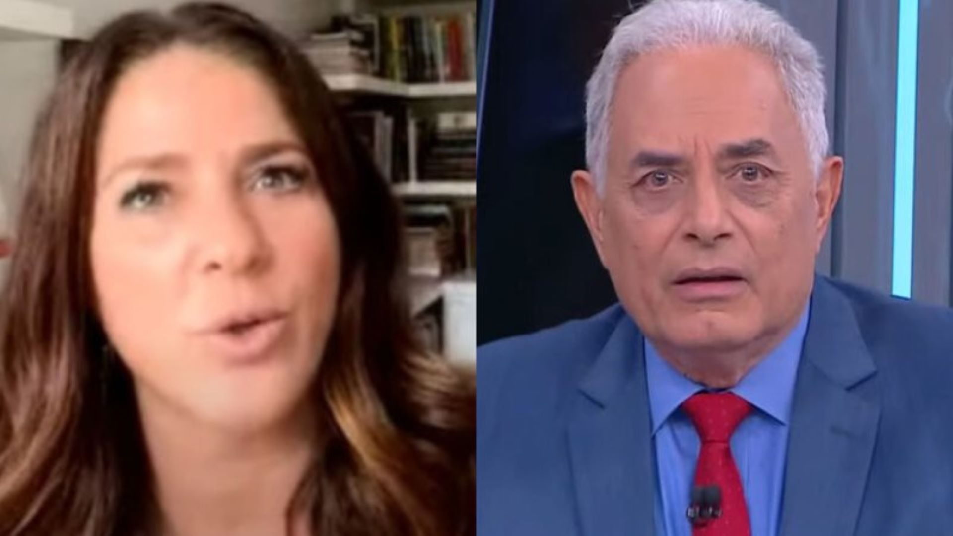 Christiane Pelajo fala sobre rumores de briga com ex-colega de emissora William Waack