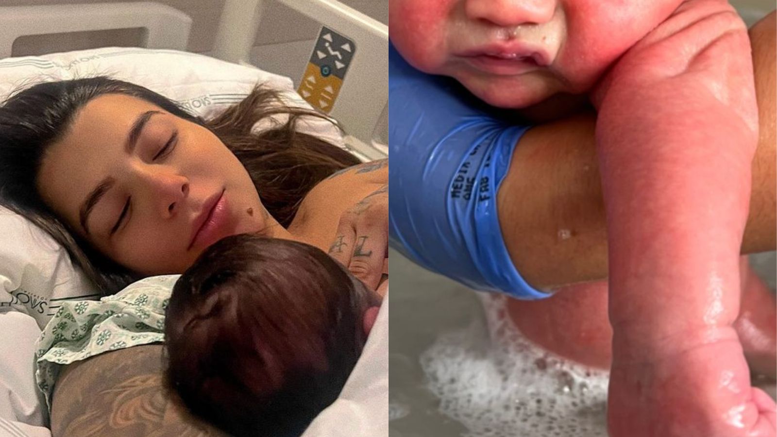 Petra Mattar encanta ao mostrar banho do filho recém-nascido