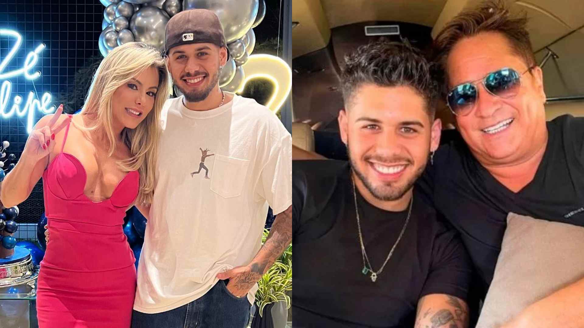 Poliana e Leonardo homenageiam Zé Felipe em seu aniversário: “Muito orgulho”