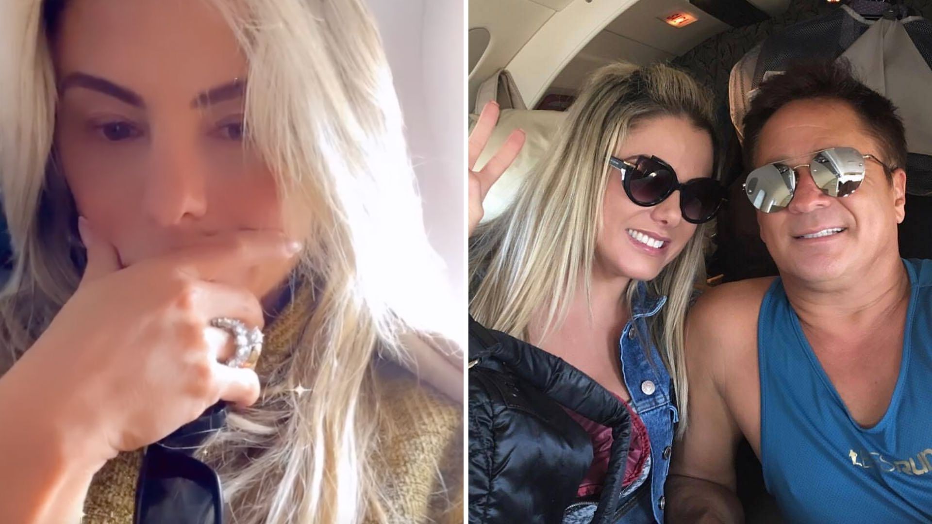 Esposa de Leonardo vive drama em voo após desabafo sobre a lei do retorno: “Medo”