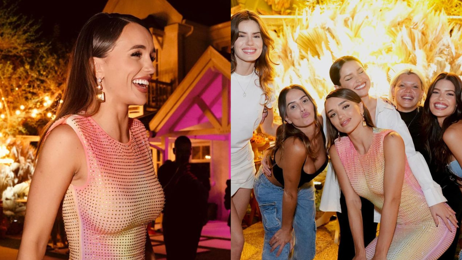 Rafa Kalimann é surpreendida com festa cheia de famosos e agradece: ”Sentimento tão bom”