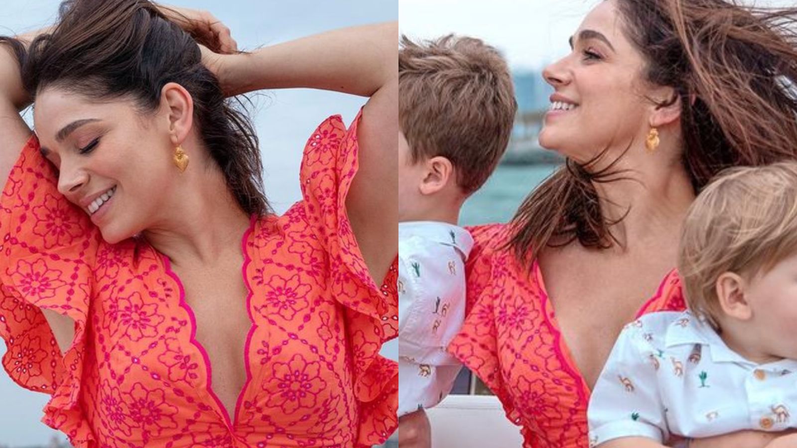 Em Dubai, Sabrina Petraglia celebra aniversário de 40 anos com a família