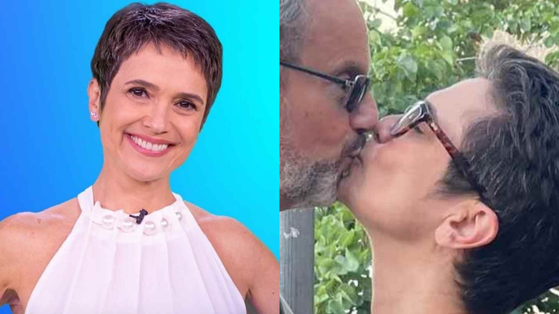 Discreta, Sandra Annenberg divide cliques românticos ao lado do marido: “Casalzão”