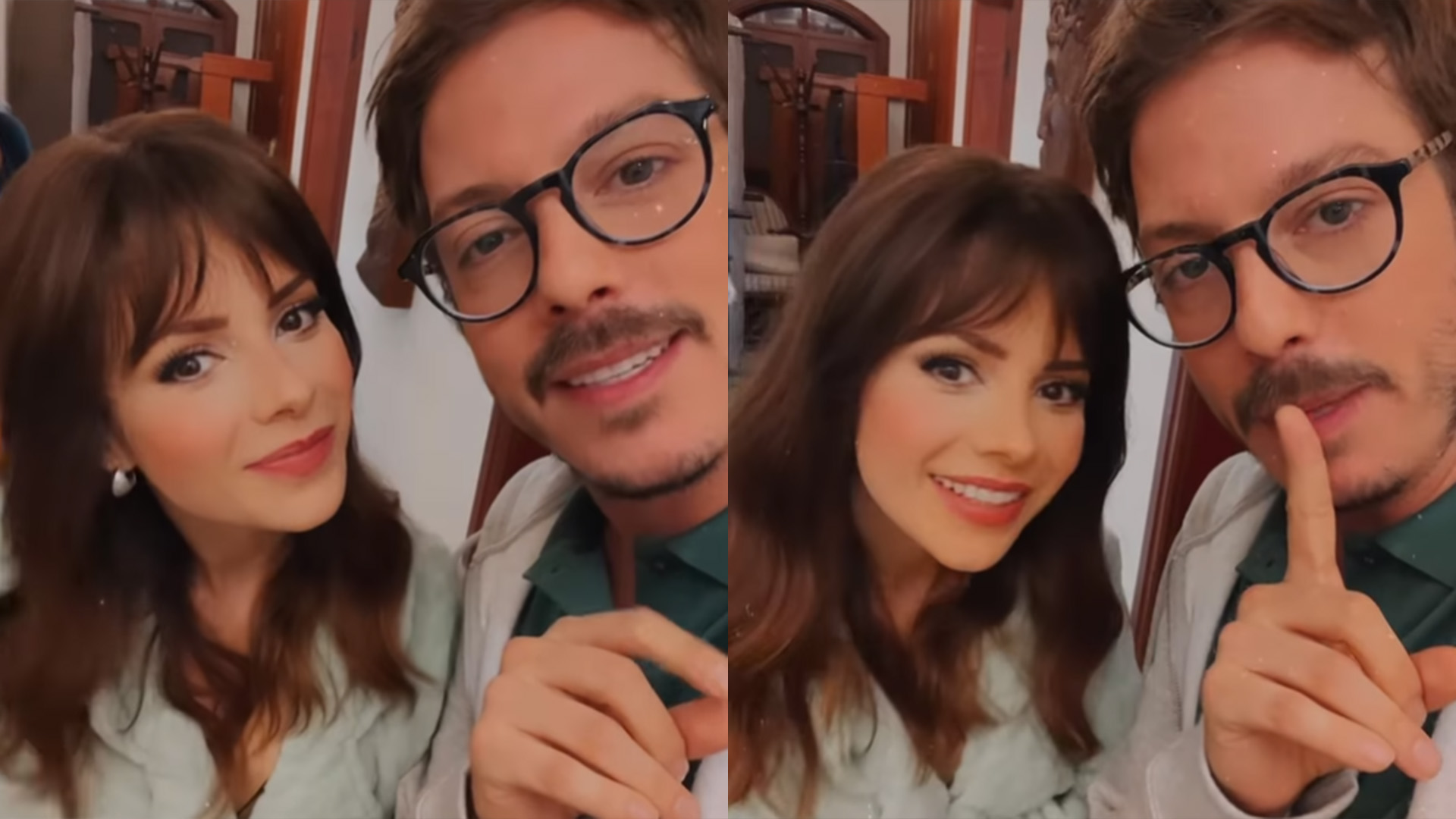 Sandy surge com visual diferente nas filmagens com Fábio Porchat