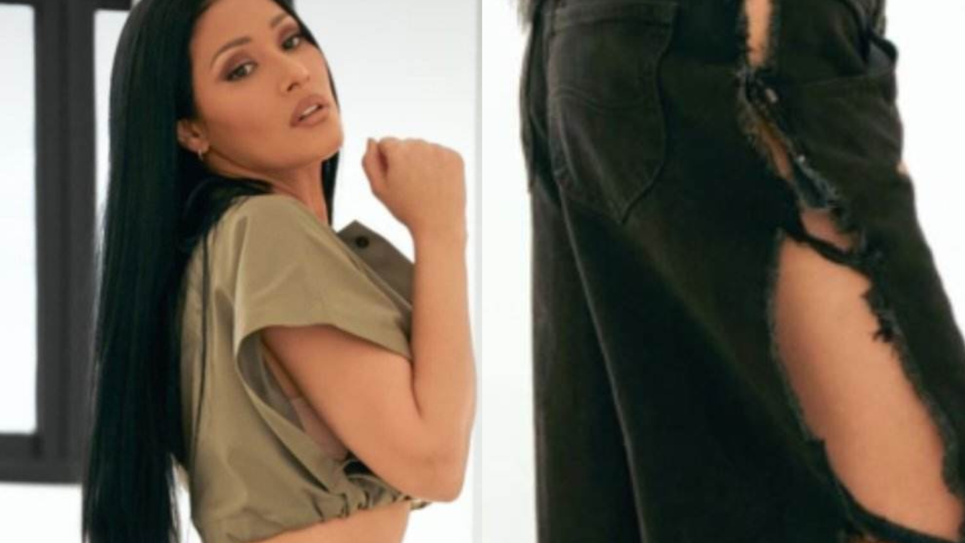 Simaria monta look com calça rasgada até o limite e chama a atenção