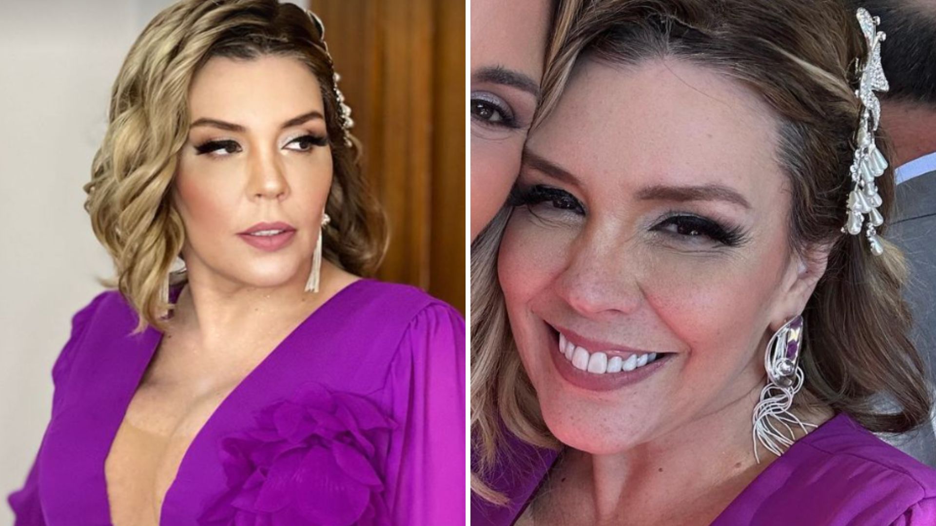 Simony rouba a cena no casamento de seu médico oncologista: “Emocionada”