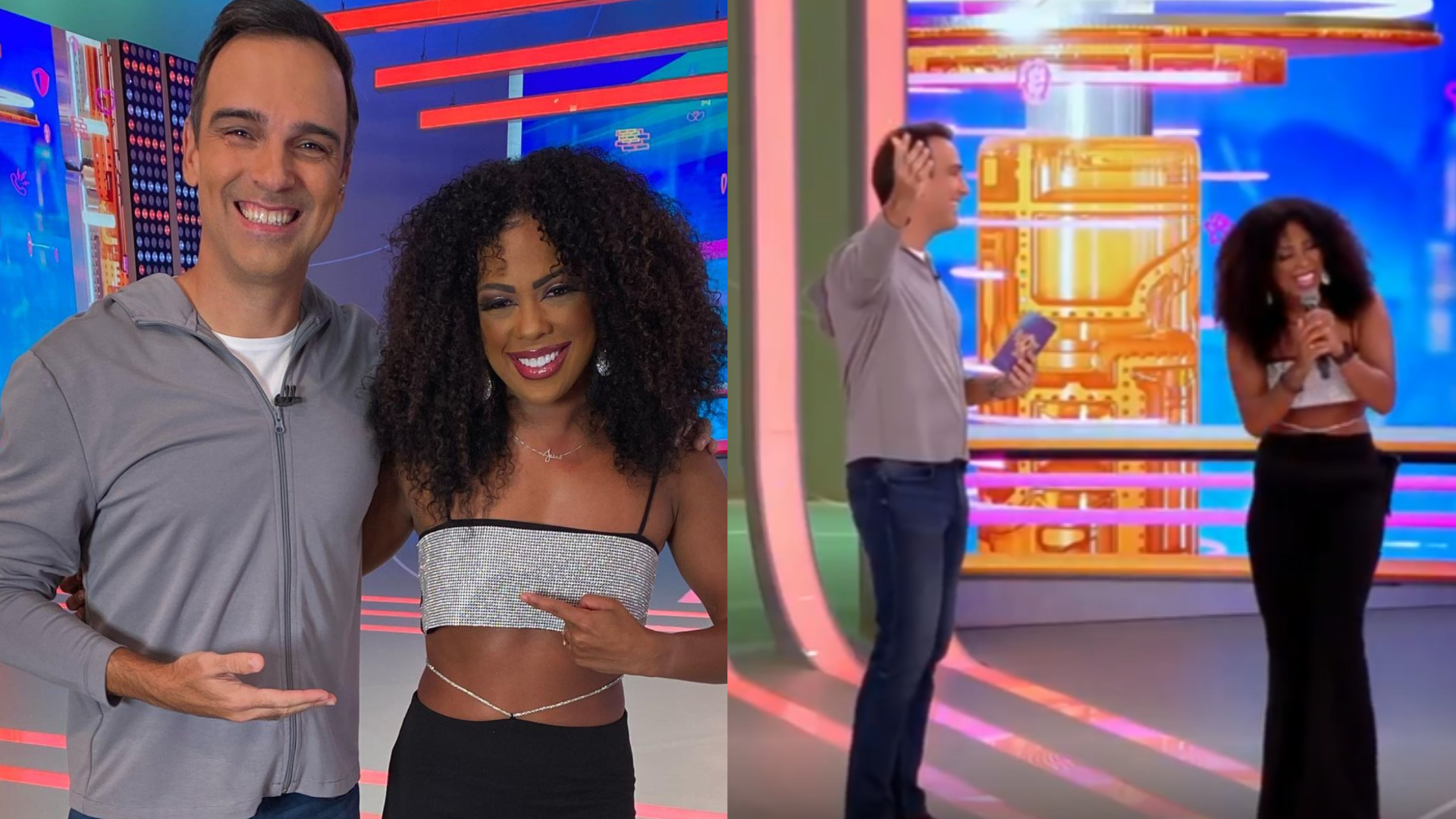 BBB 23: Eliminada do reality, Marvvila se emociona ao ganhar música de Tadeu Schmidt