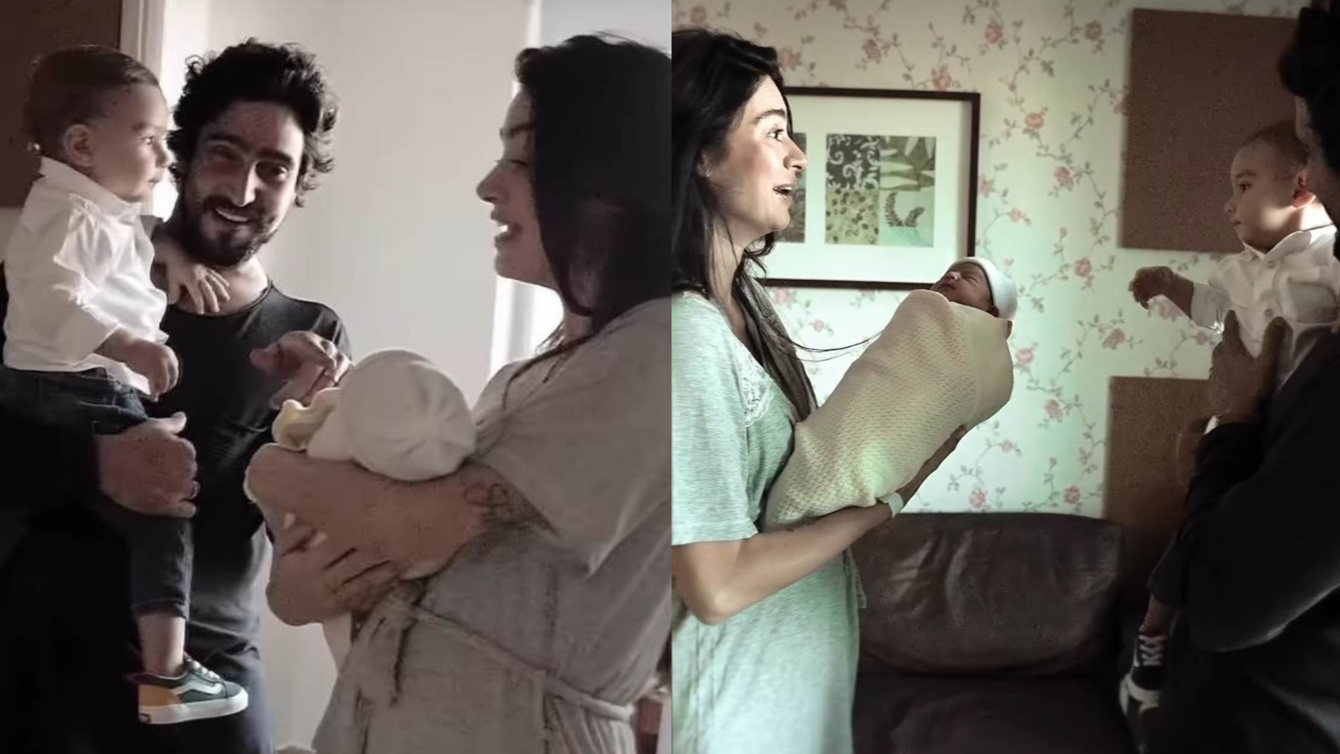 Thaila Ayala emociona ao mostrar encontro dos filhos: ”Tereza e Chico”