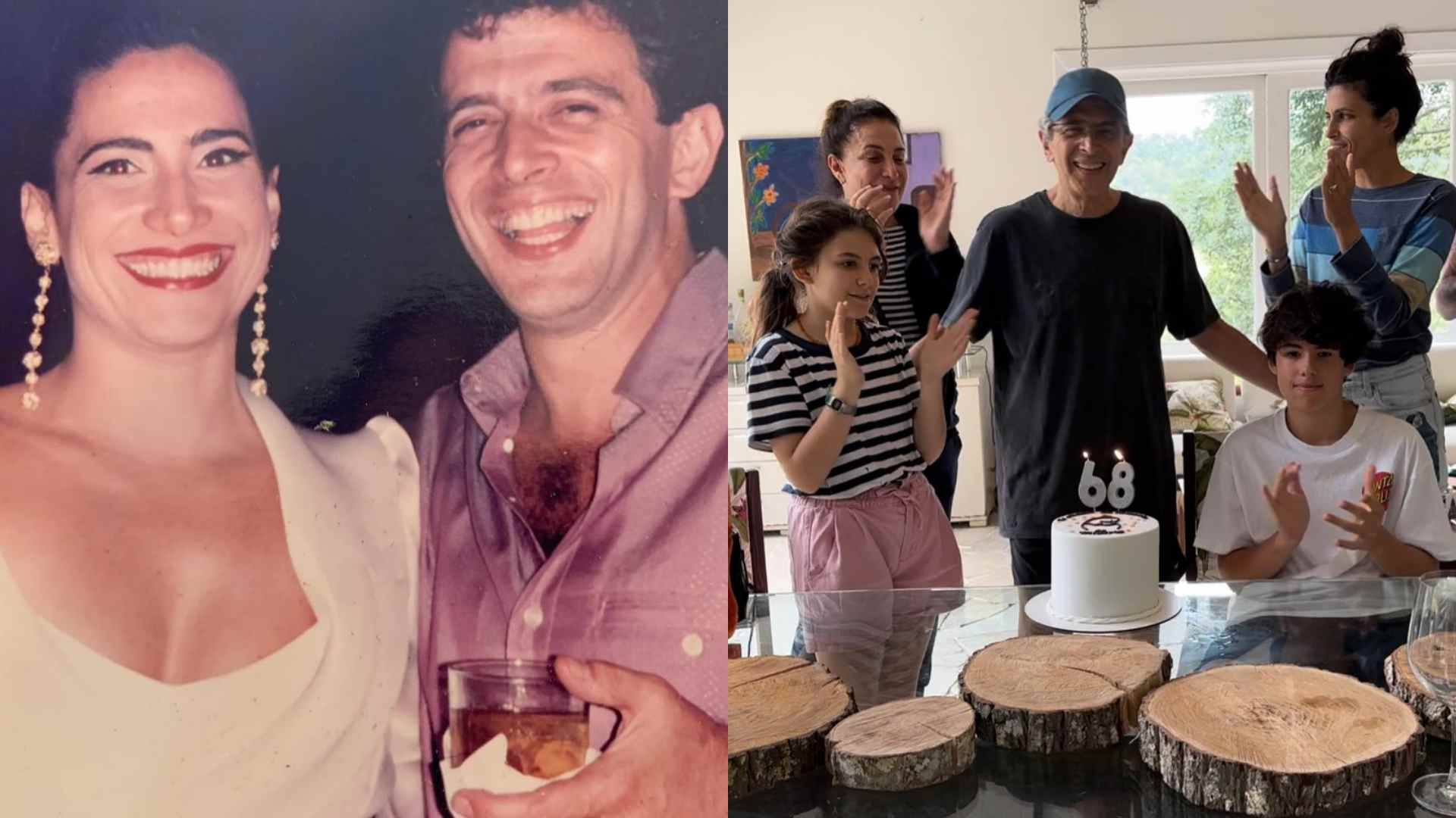 Com cliques raros, Totia Meireles comemora aniversário do marido: “Meu amor”