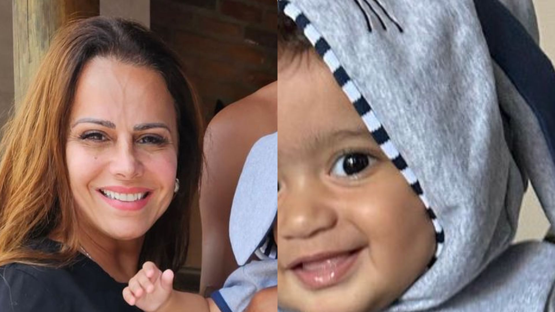 Viviane Araújo encanta ao mostrar o filho fantasiado de coelhinho no mesversário de 7 meses