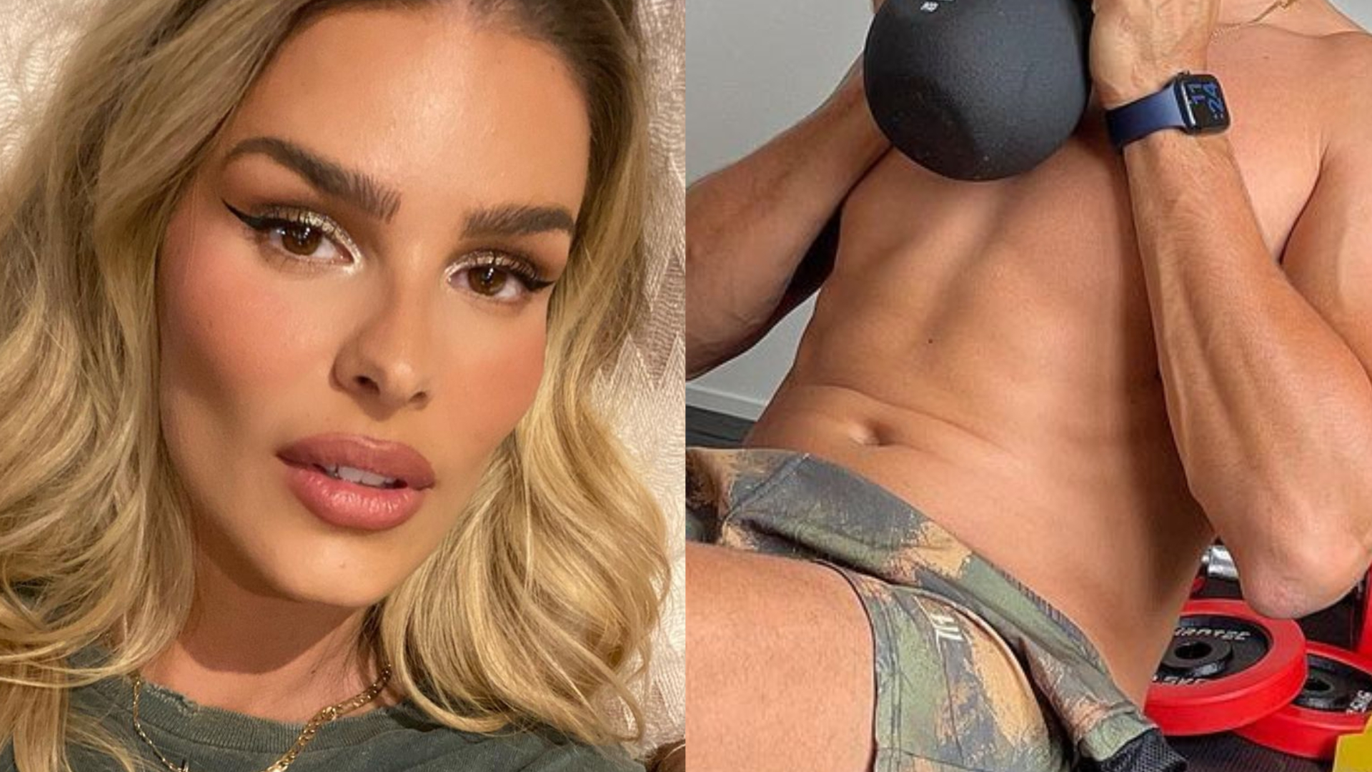Yasmin Brunet é vista aos beijos com jogador considerado o mais gato do Brasil