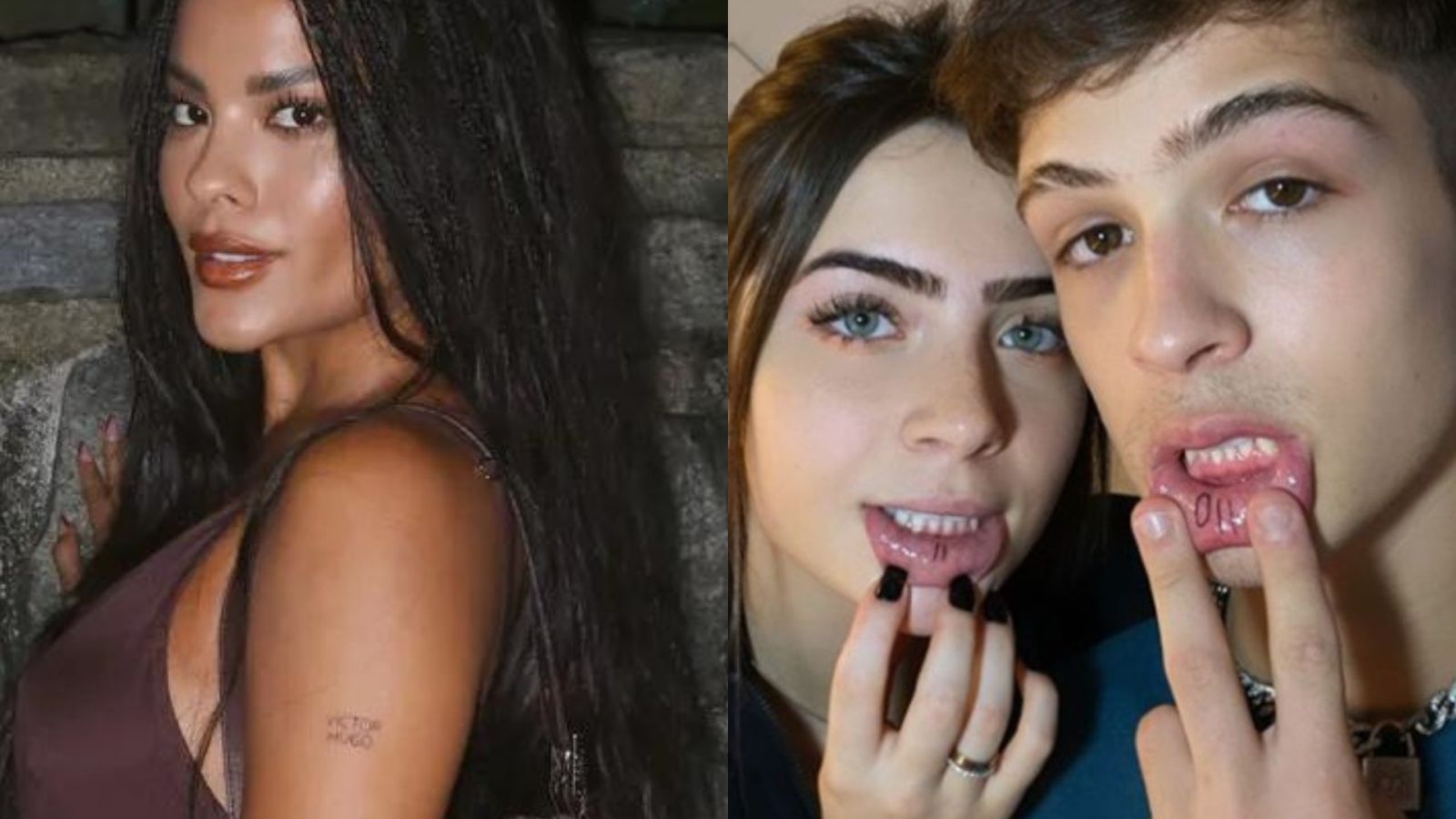 Além de Bella Campos e MC Cabelinho: saiba quais famosos se separaram com tatuagens de casal