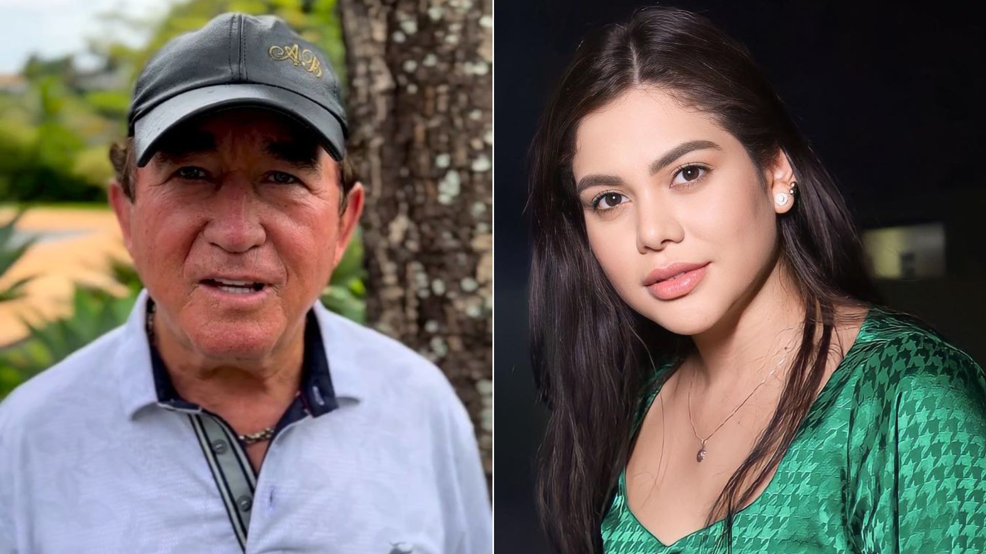 Última foto de Amado Batista ao lado da namorada foi compartilhada há um mês