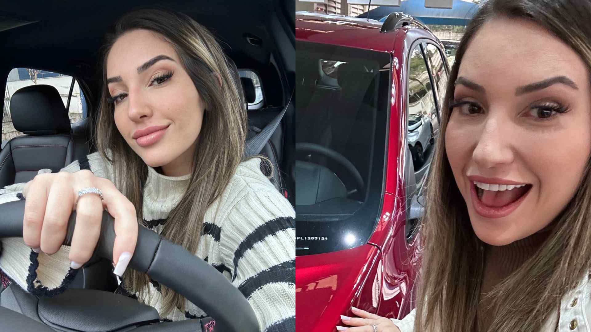 Amanda Meirelles recebe carro de R$ 200 mil que ganhou no ‘BBB 23’