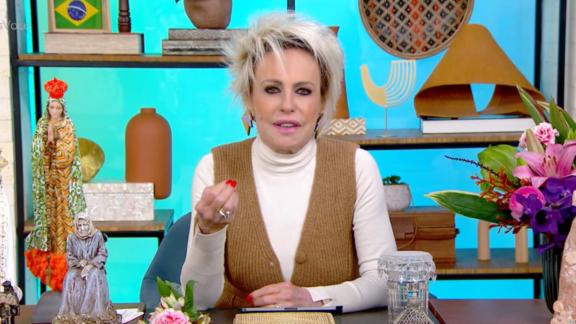 Ana Maria Braga quebra o protocolo no Mais Você com desabafo: ‘Não estou saindo’